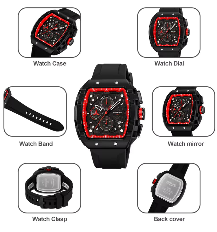 Montre-bracelet analogique à quartz Skmei 9341